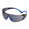 SecureFit™ 400 Safety Glasses, Blue/Grey frame,  Scotchgard™ Anti-Fog / Anti-Scratch Coating (K&N), Grey Lens, SF402SGAF-BLU-EU